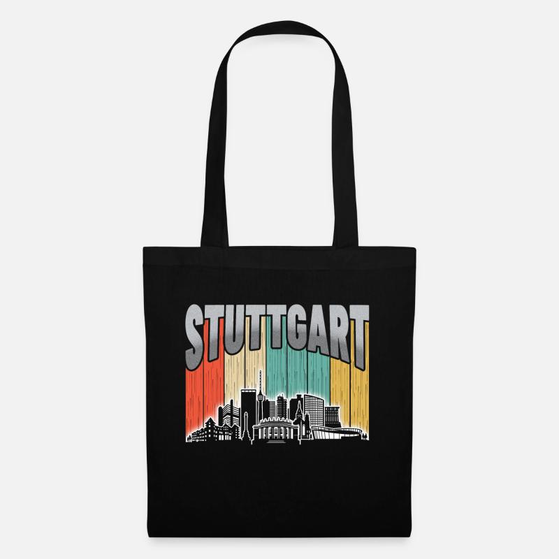 Stuttgart Germany - Tote Bag - black