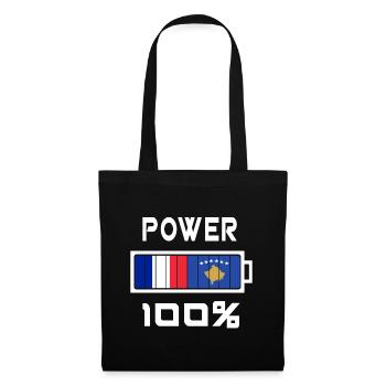 France and Kosovo are in power - Tote Bag - black - Front