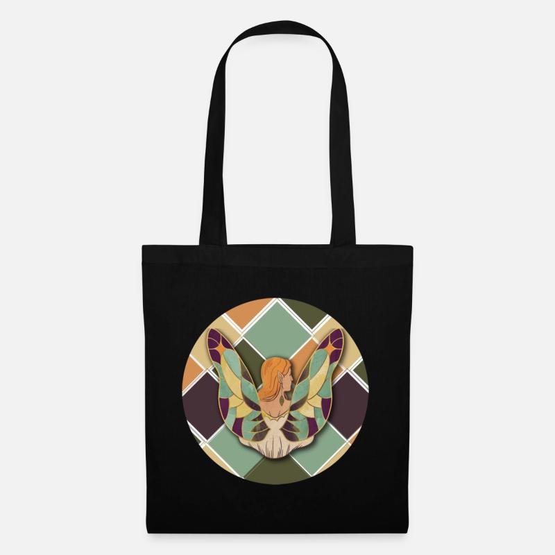 Fée de la forêt - Sac en tissu - noir