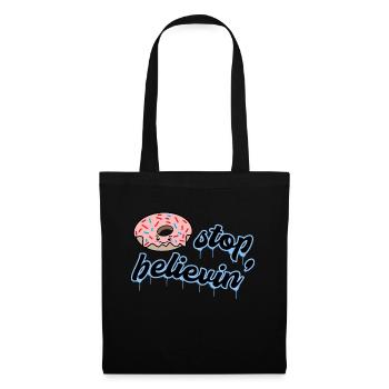 Sweets Delicious Donut Dessert Statement - Sac en tissu - noir - Devant