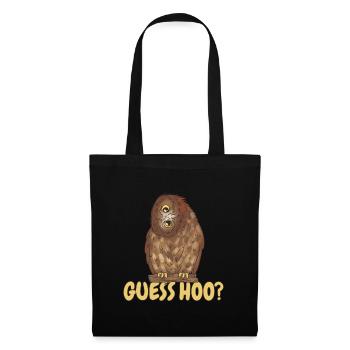 Owl Guess Hoo - Tote Bag - black - Front