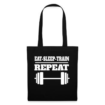 Strength Training Fitness Athletes Muscle Bodybuilder - Tote Bag - black - Front