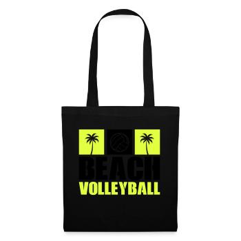 Beach-volley - Sac en tissu - noir - Devant