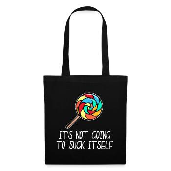 Sweet tooth Sweets Statement Candy Delicious - Sac en tissu - noir - Devant
