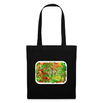 Kyoto Japan Watercolor Sketch Painting Illustratio - Tote Bag - black - Front