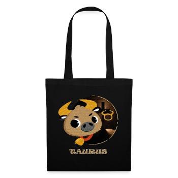 Zodiac sign Taurus - Tote Bag - black - Front