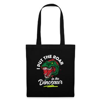Prehistoric Triceratops Dinosaur Fossil - Tote Bag - black - Front
