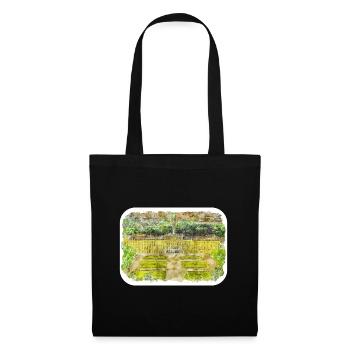 Vienna Austria Watercolor Sketch Drawn Illustratio - Tote Bag - black - Front