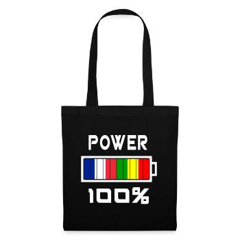 Le Mali et la France sont au pouvoir - Sac en tissu - noir - Devant