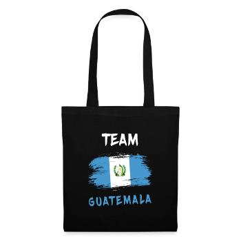 Team Guatemala Flag Design - Tote Bag - black - Front
