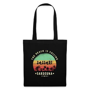 Sassari Sardinia Italy beach design - Tote Bag - black - Front