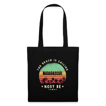 Nosy Be Madagascar beach design - Tote Bag - black - Front
