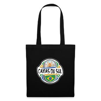 Caxias do Sul Brazil Flag Travel Souvenir Badge St - Tote Bag - black - Front