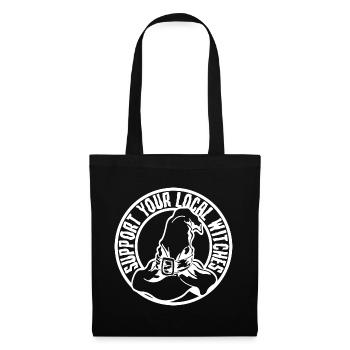 Halloween Costume Gift For Her & Him - Witch Hat - Tote Bag - black - Front