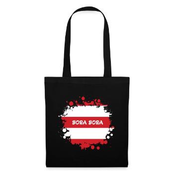 Bora Bora Klecks Flag Design - Sac en tissu - noir - Devant