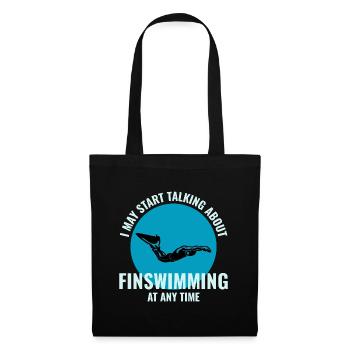Natation Natation Natation Natation Sports nautiques - Sac en tissu - noir - Devant