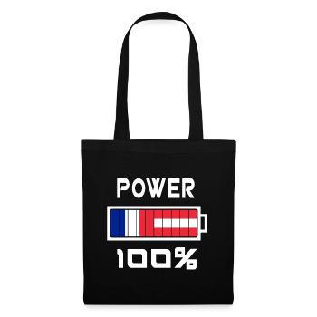Performance of Nigeria and France 100% - Tote Bag - black - Front