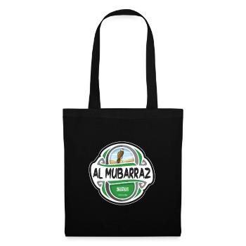 Al Mubarraz Arabie Saoudite Drapeau Souvenir de Voyage Badg - Sac en tissu - noir - Devant