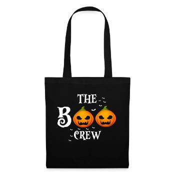 The BOO Crew Funny Halloween Pumpkin T-Shirt - Stoffbeutel - Schwarz - Vorne