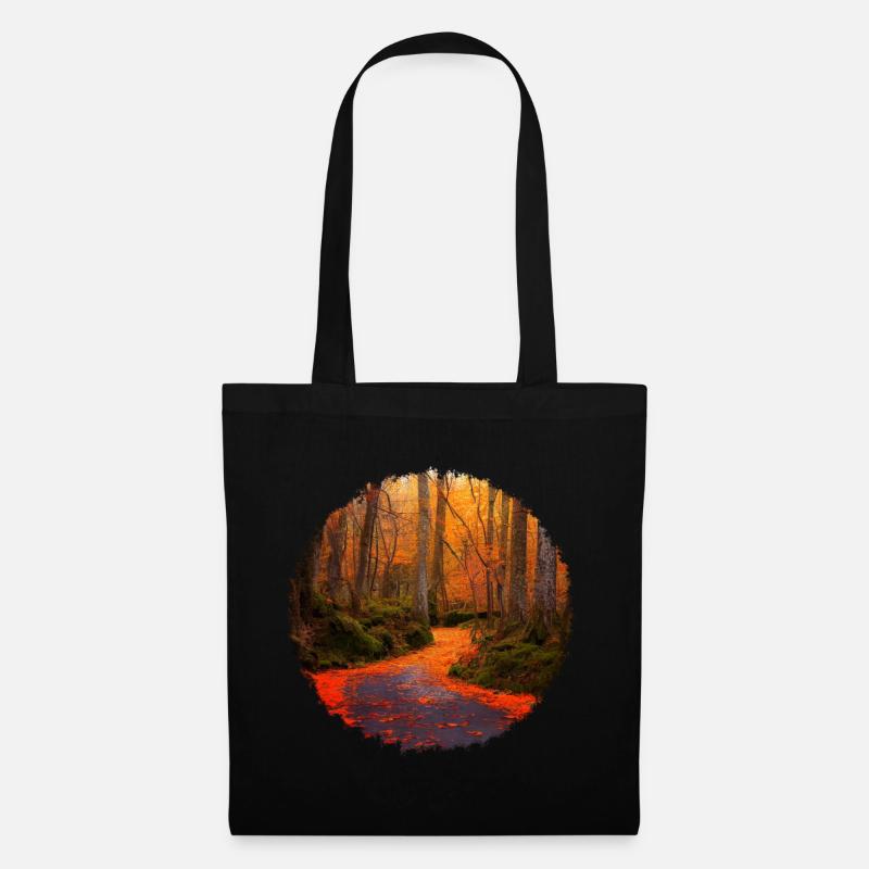 Autumn forest - Tote Bag - black