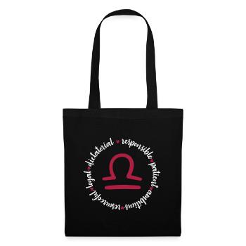 Libra Star - Tote Bag - black - Front