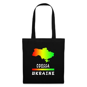 Odessa Ukraine rainbow design - Tote Bag - black - Front