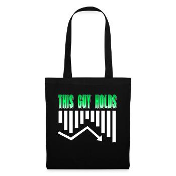 This Guy Hold Funny Bear Cycle Trader T-Shirt - Tote Bag - black - Front