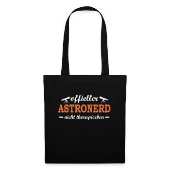 astronomie 03 - Stoffbeutel - Schwarz - Vorne