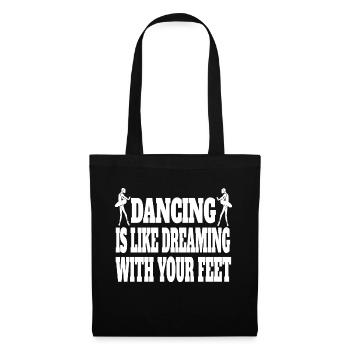 Ballet Dancer Gift Dance Ballerina Dance Class - Tote Bag - black - Front