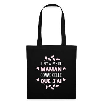 Il n' y a pas de maman comme celle que j' ai - Sac en tissu - noir - Devant
