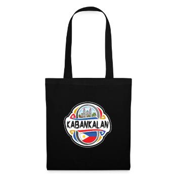 Kabankalan Philippinen Flagge Reise Souvenir Abzeichen - Stoffbeutel - Schwarz - Vorne