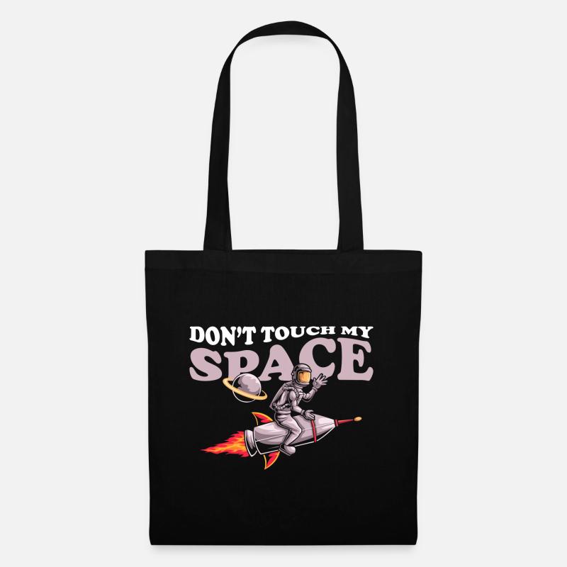 Navette spatiale Weightless Stars Spaceman - Sac en tissu - noir