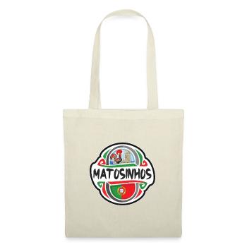 Matosinhos Portugal Flag Travel Souvenir Badge Sta - Tote Bag - nature - Front
