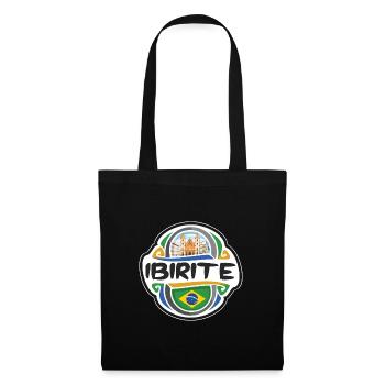Ibirite Brésil Drapeau Badge Voyage Souvenir Timbre - Sac en tissu - noir - Devant