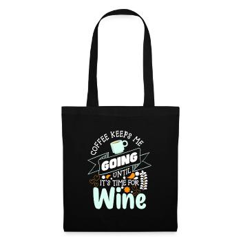 Coffee Cup Early Riser Drink - Tote Bag - black - Front