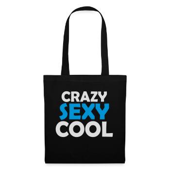 crazy sexy cool design - Tote Bag - black - Front