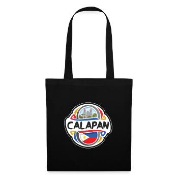Calapan Philippines Flag Travel Souvenir Badge Sta - Tote Bag - black - Front