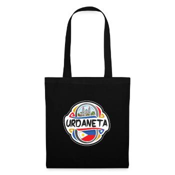 Urdaneta Philippines Drapeau Voyage Souvenir Badge St - Sac en tissu - noir - Devant