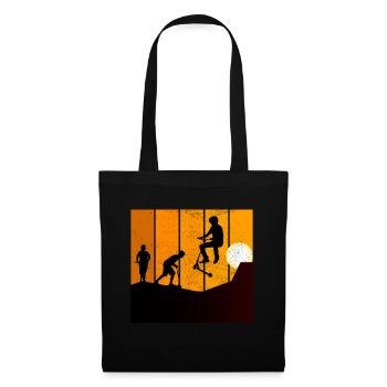 Stunt Scooter Freestyle Scootering Riding Sunset - Tote Bag - black - Front