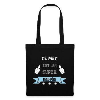 Ce mec est un super beau père - Sac en tissu - noir - Devant
