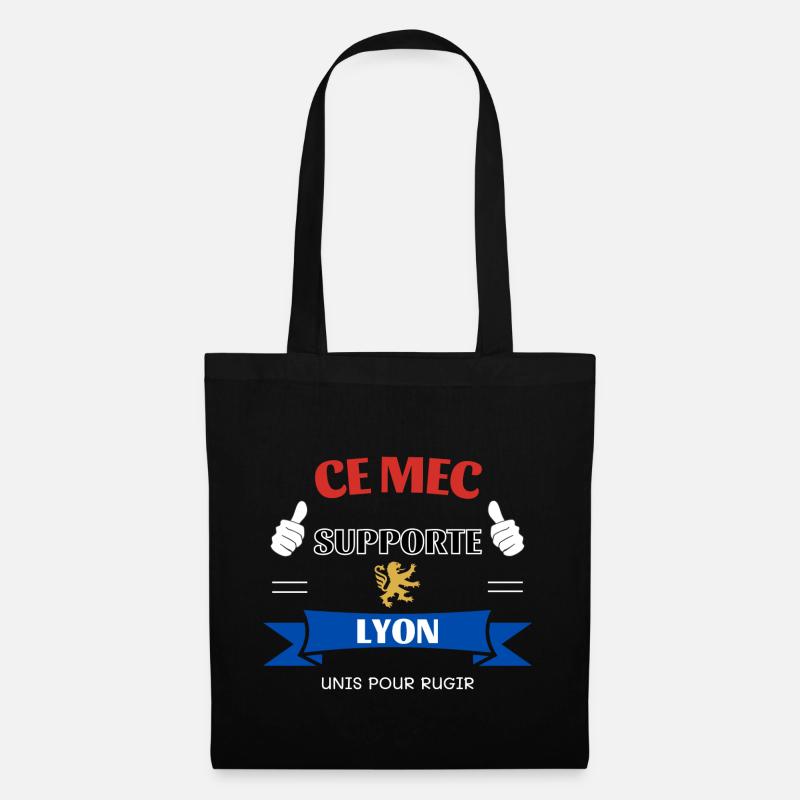 Ce mec supporte Lyon - Sac en tissu - noir