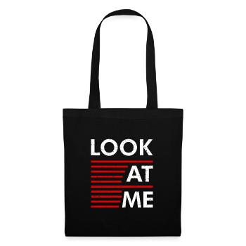 Déclaration Regardez-moi - Sac en tissu - noir - Devant