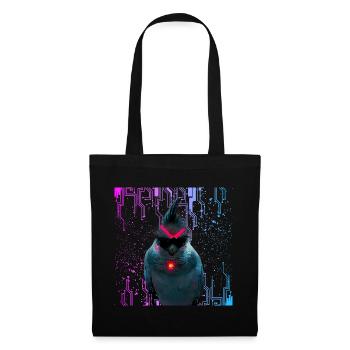 Cyber Cockatiel Neon Bloom - Tote Bag - black - Front
