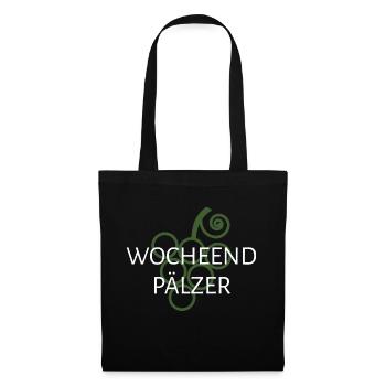 Wocheendpälzer - Stoffbeutel - Schwarz - Vorne