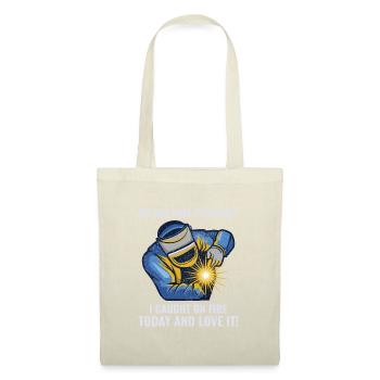 Soudage Soudeur Métal Construction FerronnerIe Drôle - Sac en tissu - nature - Devant