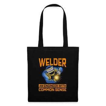 Welding Welder Metal Construction Ironworker - Tote Bag - black - Front