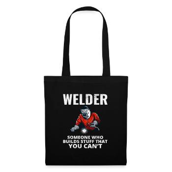 Welding Welder Metal Construction Ironworker - Tote Bag - black - Front