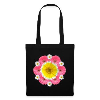 Gerbera Daisies Flower Vine Floral Floral Flowery - Tote Bag - black - Front
