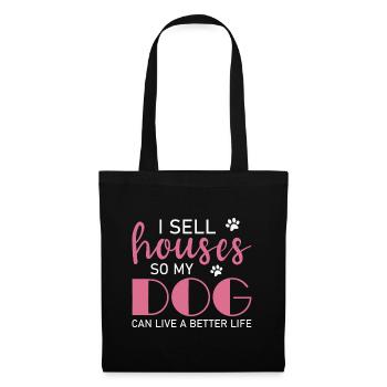 Real Estate Agent Broker Profession Real Estate - Tote Bag - black - Front