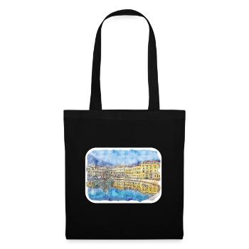 Vienna Austria Watercolor Sketch Painting - Tote Bag - black - Front